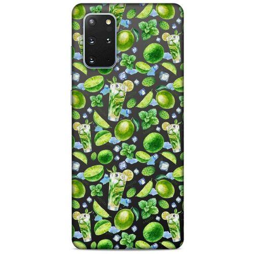Frutix Lime 01 Samsung Galaxy S20 Plus Kılıf Desenli Silikon