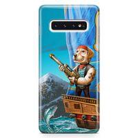 Samsung Galaxy S10 Kılıf Mafya Köpek Arka Kapak Koruma Desenli Full Koruyucu