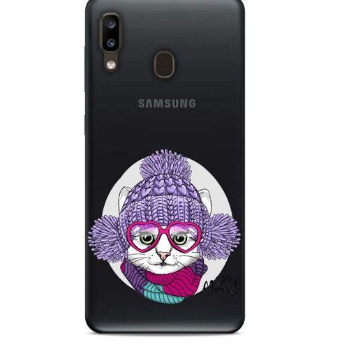 Zoologix (90) Samsung Galaxy A11 Şeffaf Kılıf Silikon Desenli