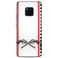 Lopard Huawei Mate 20 Pro Uyumlu Kılıf Tattoo's (28) Arka Kapak Tabanca Sövmesi