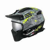 Kask Fullface Tokyo X2 Trooper Sway Gri-Neon Yeşil M