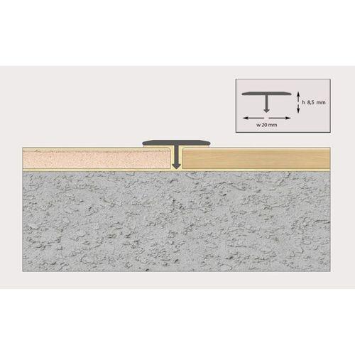 90CM T ALÜMİNYUM EŞİK PROFİLİ