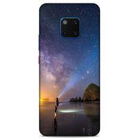 Lopard Huawei Mate 20 Pro Uyumlu Kılıf Gece'S (21) Koruyucu Kapak Sarı Mavi