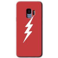 Galaxy S9 Kılıf HD Desen Baskılı Arka Kapak - Flash Logo
