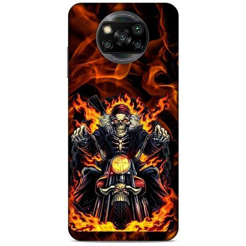 Xiaomi Redmi Poco X3 Uyumlu Kılıf Motorsiklet (10) Full Koruma Kılıfı Harley Davidson
