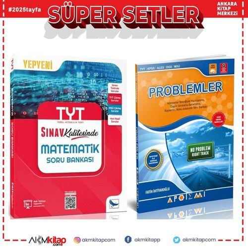 Sınav Yayınları TYT Matematik ve Apotemi Problemler Soru Bankası 2 Kitap Set