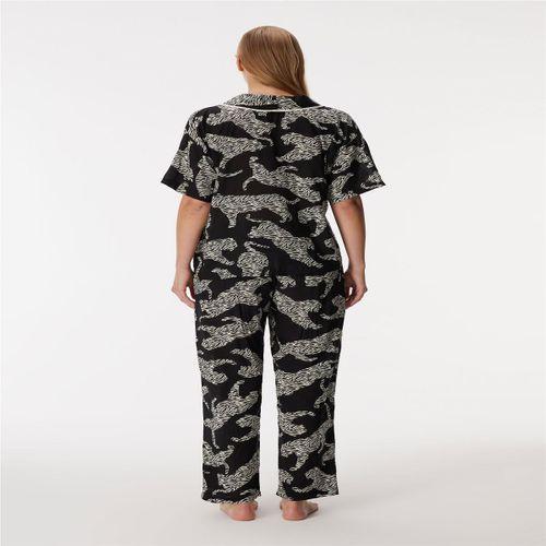 Kadın Kısa Kol Gömlek Ve Pantolon Takım