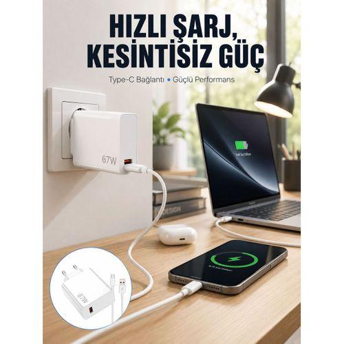 67w Type-c Turbo Şarj Cihazı – Aşırı Akım Ve Isı Koruması, Seyahat Uyumlu Yeni Nesil
