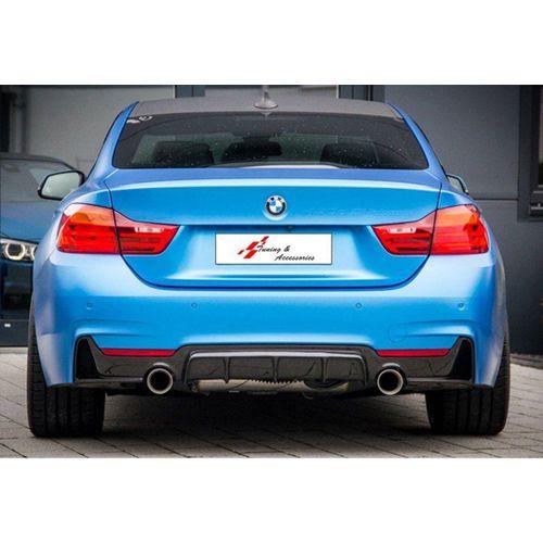 Bmw F32-F33-F36 Uyumlu M Performance Sağ Sol Tek Çıkış Difüzör (Parlak Siyah)