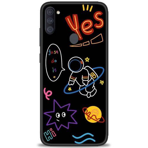 Samsung Galaxy A11 Kılıf HD Baskılı Kılıf - Yes + Tam Ekran Koruyucu