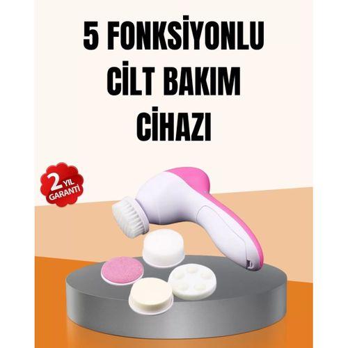 Derin Temizleme Ve Masaj İçin 5 Başlıklı Yüz Cilt Bakım Aleti