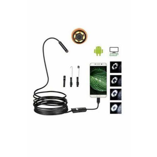 Endoskop 3 İn 1 Yılan Kamera Usb Micro Usb Type-c 20 Metre Sert Kablo