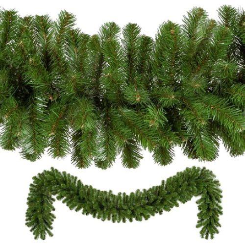 VIP  2.50 METRE 32 CM ÇAP YEŞİL GARLAND YEŞİL ÇAM DALI YILBAŞI SÜSLERİ GREEN GARLAND DECOR CHRİSTMAS