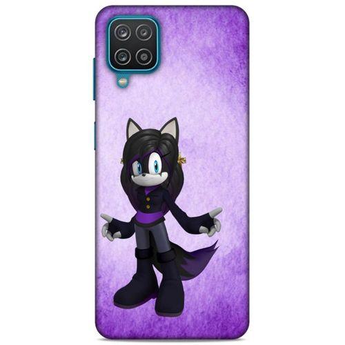 Lopard Samsung Galaxy A12 Uyumlu Kılıf GameX (18) Telefon Kılıfları Siyah Mor