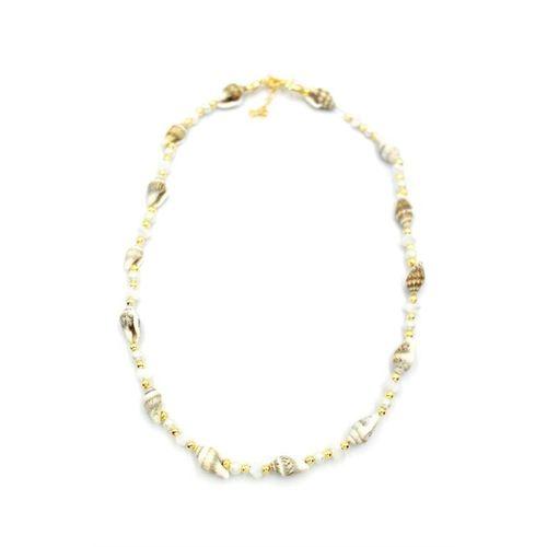 Deniz Kabuğu Kolye - Beyaz