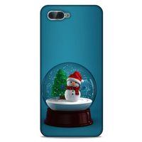 Oppo Rx17 Neo Kılıf Snowix (12) Koruyucu Silikon Yeşil Beyaz