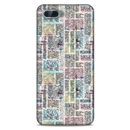 Oppo Rx17 Neo Kılıf Pastel Renkler (7) Telefon Kılıfı Pembe Mavi