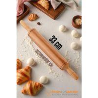 Modacar Ahşap Merdane Hamur Açma Merdanesi - 33 cm Küçük Mutfak Merdanesi