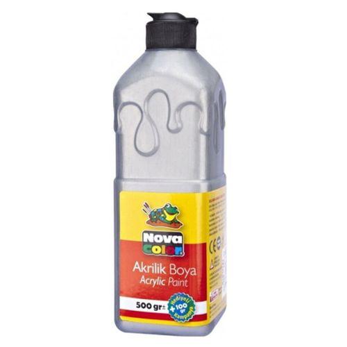 Nova Color Akrilik Boya 500Gr Gümüş