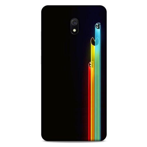 Retro (29) Desen Arka Koruma Kılıfı Renkli Xiaomi Redmi 8A Kılıf