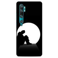 Xiaomi Mi Cc9 Pro Kılıf Depresyon (46) Core Armor Kılıf Gri Cam Göbeği