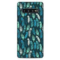Samsung Galaxy S10 Kılıf Desenli Özel Seri Tüyler (46) Core Armor Kılıf