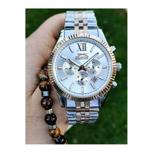 Çelik Kordon (kararma Renk Atma Yapmaz) Multi Fonksiyon 5 Atm Su Geçirmez Kol Saati + Bileklik