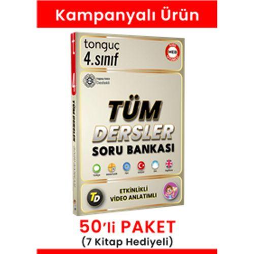 4. Sınıf Tüm Dersler Soru Bankası 50' li Paket(7 Kitap Hediyeli)