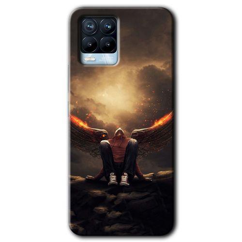 Realme 8 Pro Kılıf HD Desen Baskılı Arka Kapak - Wings of Power + Kırılmaz Cam