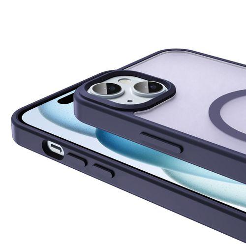 Apple iPhone 15 Plus Kılıf M-safe Şarj Özellikli Mat Arka Yüzey Zore Sio Kapak