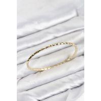 CM Gold Renk Lazer Kesim 65 mm Bilezik