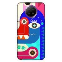 Lopard Xiaomi Redmi Note 9 5g Uyumlu Kılıf Soyut Sanat (13) Baskılı Silikon Kap