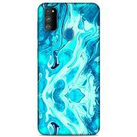 Mermer Turkuaz Xiaomi Mi Cc9 Pro Kılıf