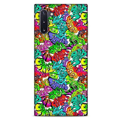 Graffitix (21) Desenli Silikon Kapak Samsung Galaxy Note 10 Kılıf