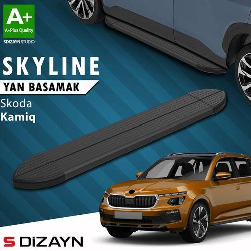S-Dizayn Skoda Kamiq Skyline Siyah Yan Basamak 183 Cm 2019 Üzeri A+ Kalite
