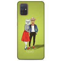 Samsung Galaxy A71 Kılıf FunnyMaX (14) Lansman Kılıf Fıstık Yeşili