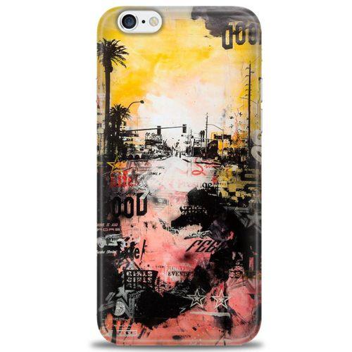 iPhone 6 Plus Kılıf HD Baskılı Kılıf - Karışık Baskı + Tam Ekran Koruyucu