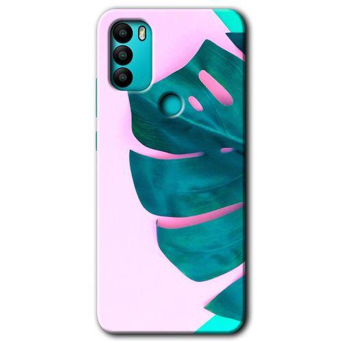 General Mobile GM 21 Plus HD Baskılı Kılıf + 9D Tam Ekran Koruyucu - 3D Yaprak