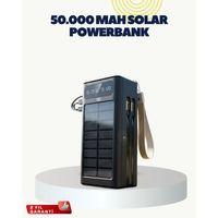 Led Aydınlatmalı Güneş Panelli Powerbank Seyahat Ve Kamp İçin