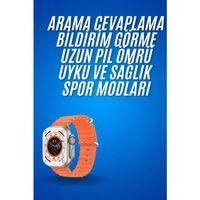 Ultra Akıllı Saat 49 Mm Çift Kordonlu Arama Cevaplama Bluetooth Bağlantılı