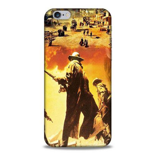 Lopard Apple Iphone 6S Uyumlu Kılıf IMDB Film (46) Core Armor Kılıf Bir Zamanlar Batı'da