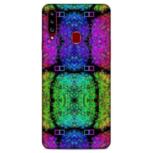 Lopard Samsung Galaxy A20s Uyumlu Kılıf PiXel (17) Tasarım Kılıf Piksel Blok