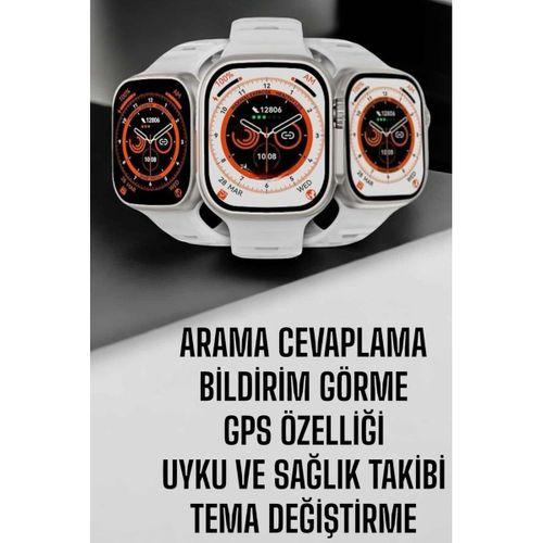 Akıllı Saat Nabız Ölçebilen Yeni Nesil Gps Ve Adımsayar Özelliği