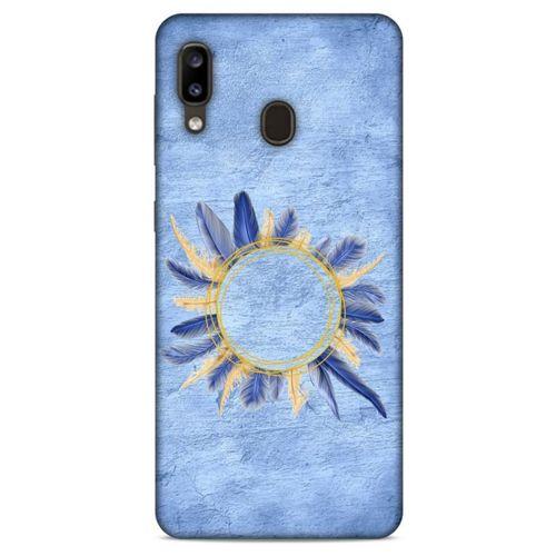 Samsung Galaxy A20 Kılıf Desenli Özel Seri Tüyler (19) Kılıfları