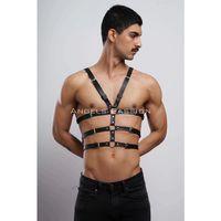 Erkek  İç Giyim Seksi Fantazi Giyim - Erkek  Deri Fantazi Giyim - Seksi Erkek  Deri Harness - Brfm38