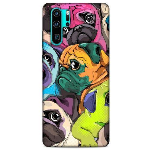 Animax Portre Pugs Huawei P30 Pro Kılıf Desenli Silikon