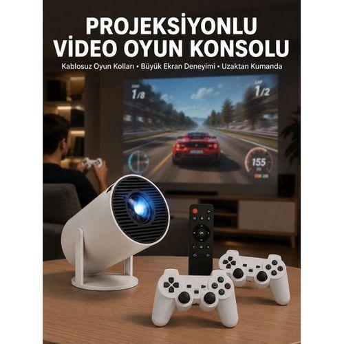 Film Dizi Ve Oyun İçin Taşınabilir Kablosuz Mini Projeksiyon Yeni Nesil