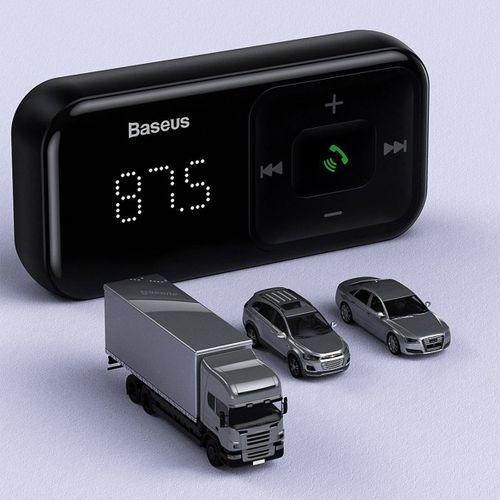 Baseus T typed S-16 FM Transmitter Bluetooth Dual Usb Araç şarj A