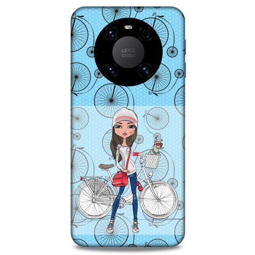 Lopard Huawei Mate 40 Pro Uyumlu Kılıf Sokak Modası (90) Fit Silikon Kılıf