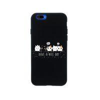 Oppo Realme C2 Şirin Kedicikler Premium Silikonlu Siyah Telefon Kılıfı